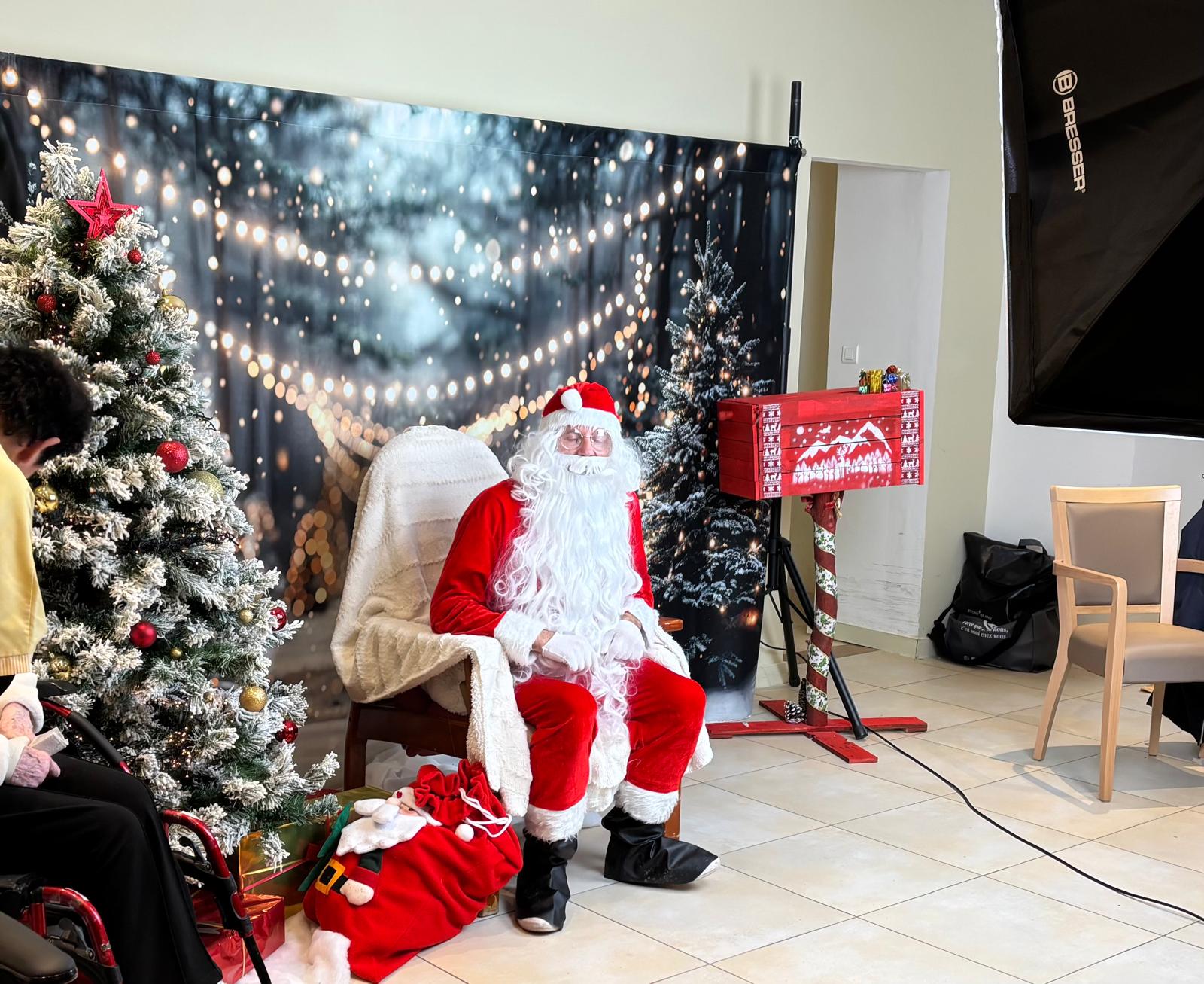 Une photo avec le Père-Noël